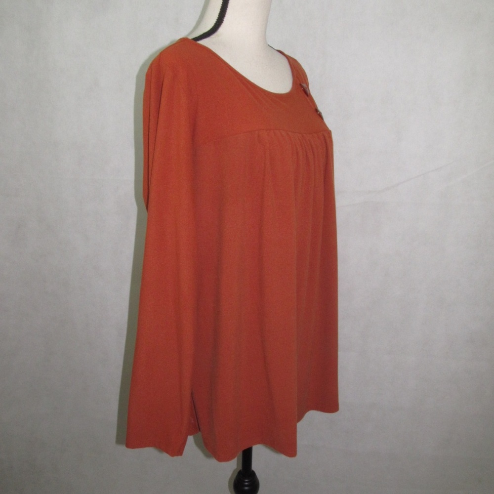 LIZ in LA Top Plus Sizes 1X 2X 3X Long Sleeve - Picture 2 of 8